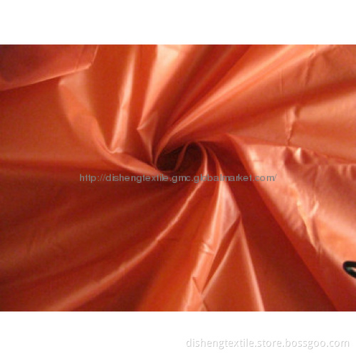 20D/400T nylon taffeta with oil cire, very soft, downproof